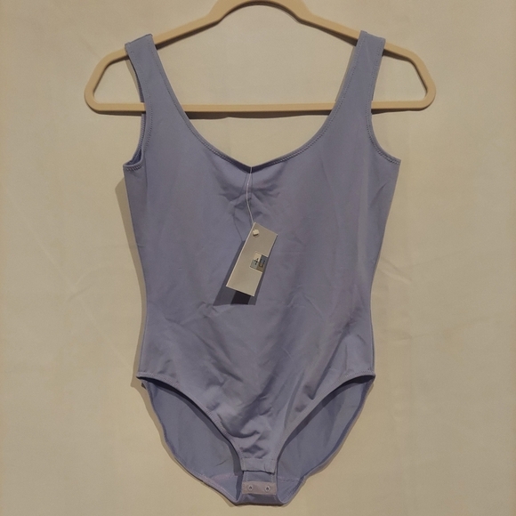 Spiegel Tops - Spiegel Womens Lavender Sleeveless Body Suit (The 4U Line) Size Small NWT